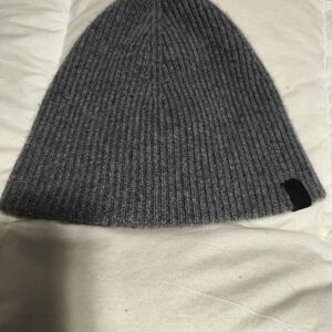 EUC $145 Rag & Bone Charcoal Gray 100% Cashmere Ace Beanie